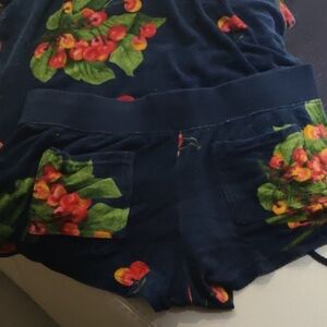 SUPER ISO Juicy Couture Dark Blue Cherry Shorts- LOOKING FOR SHORTS ONLY <20$
